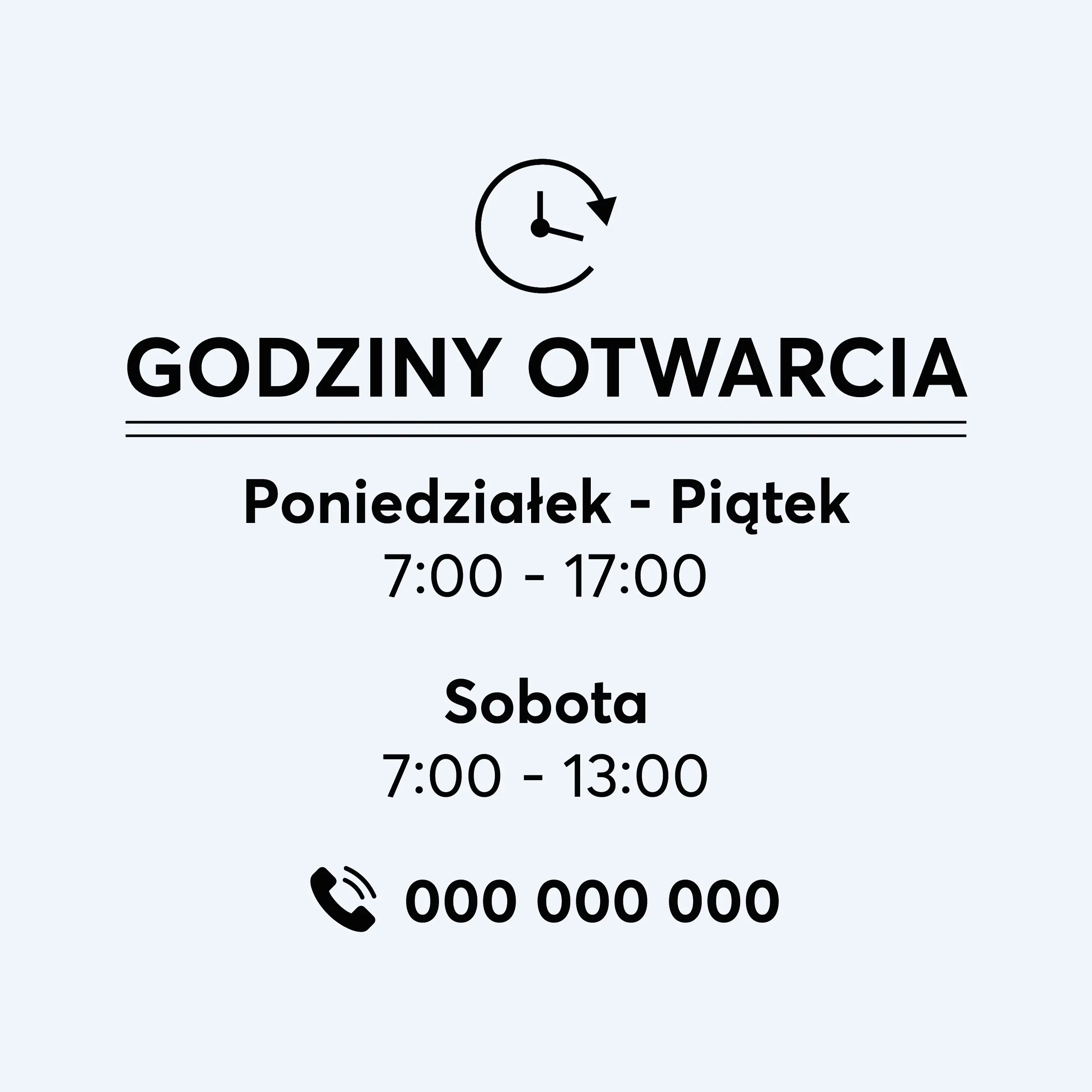 Godziny otwarcia - W14