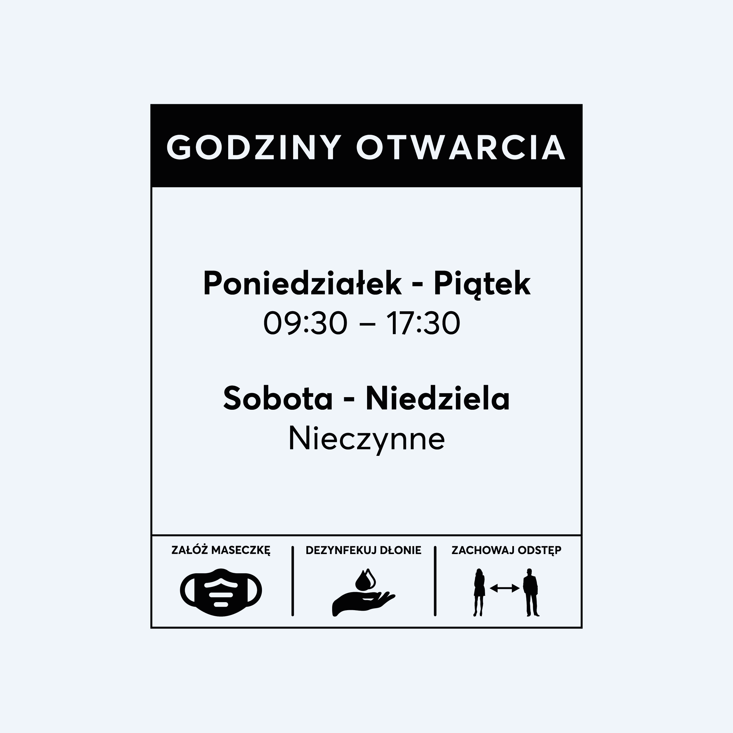 Godziny otwarcia - W17