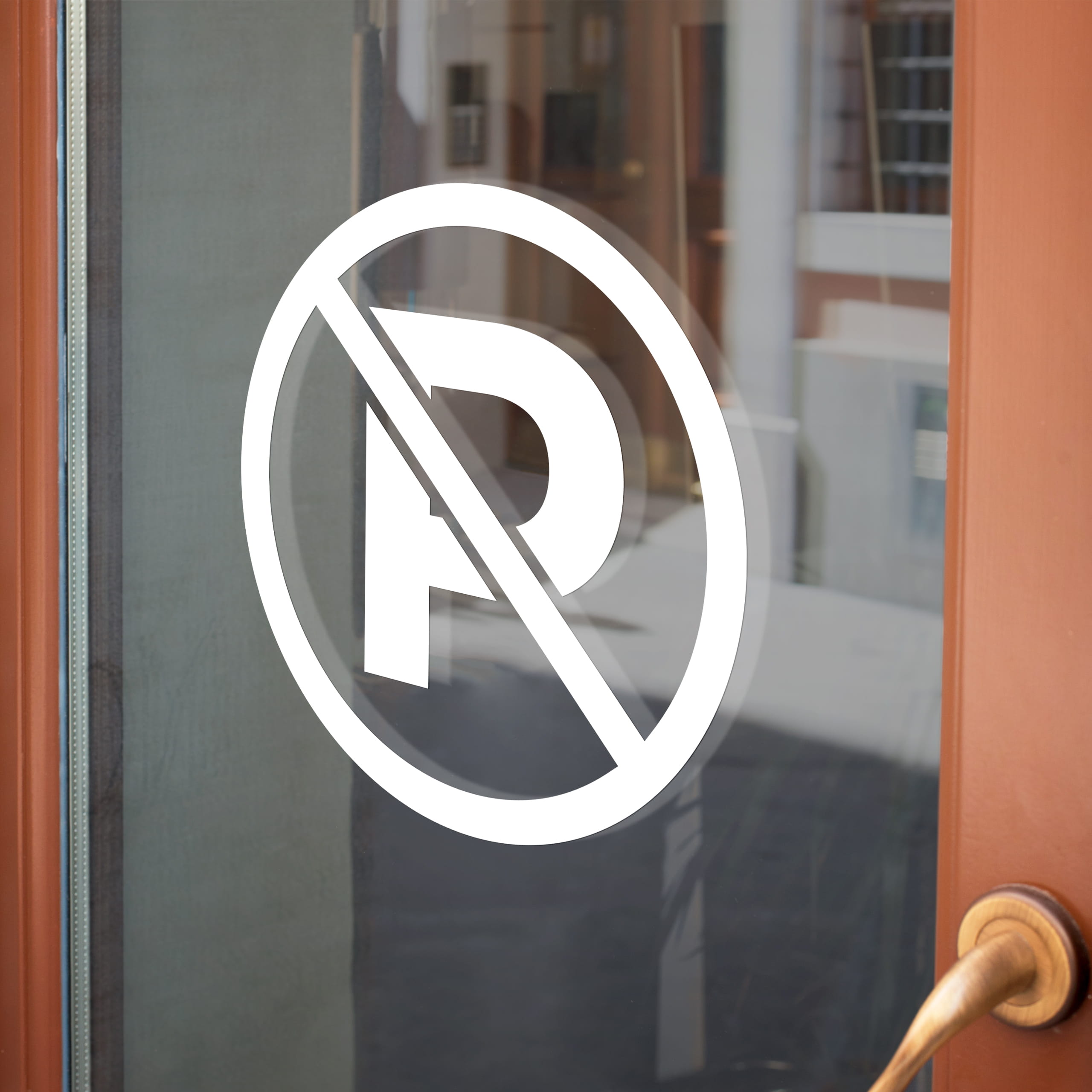 Naklejka zakaz parkowania