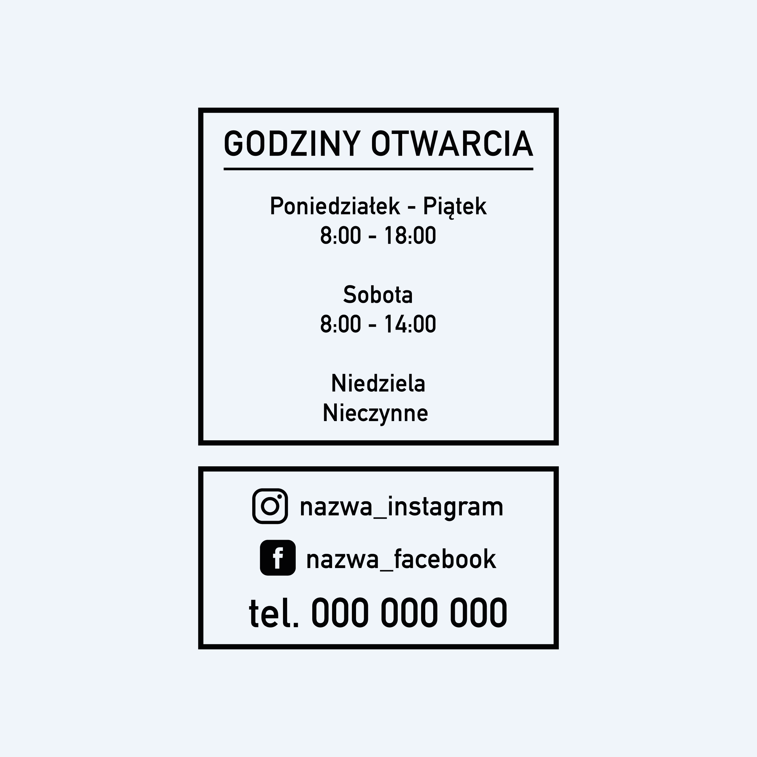 Godziny otwarcia - W44