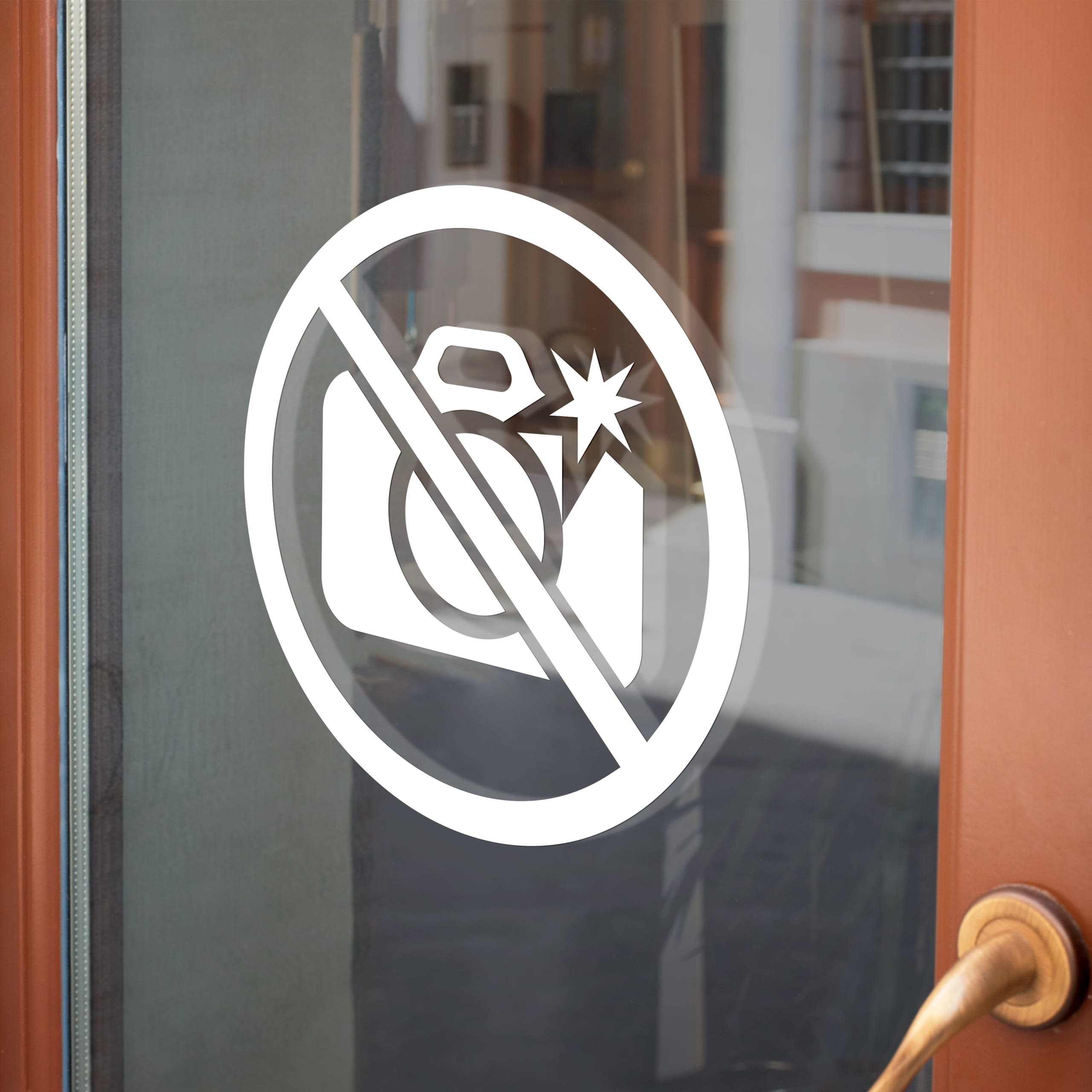 Naklejka zakaz robienia zdjęć