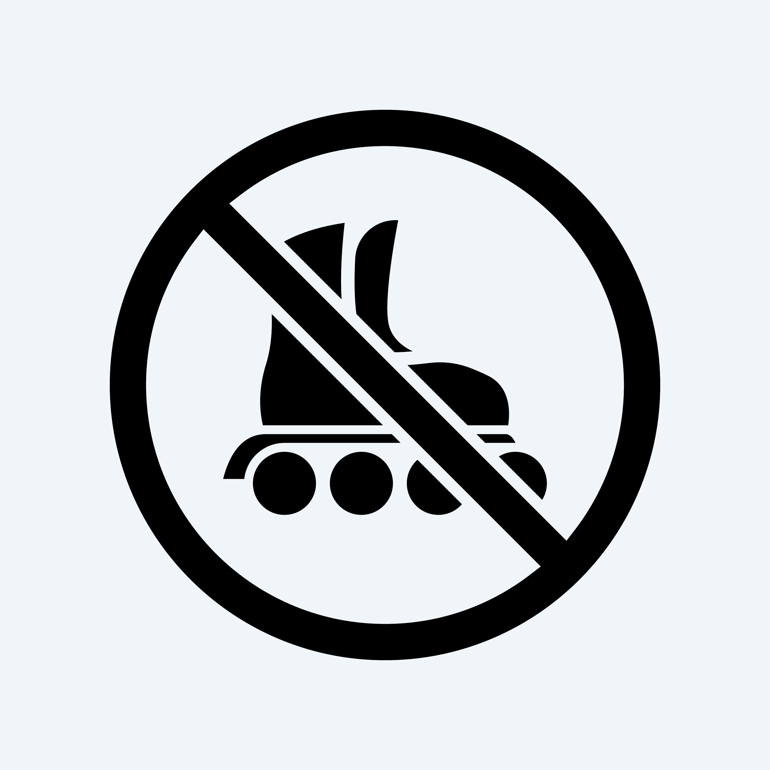 Naklejka zakaz jazdy na rolkach